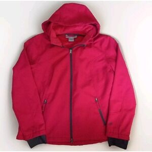 Free Country Women's Jacket‎ Fleece Lined Pink Full Zip Pockets Size X-Large XL